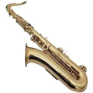 saxofoon kit Tenorsaxofoon Bb Tune Messing Goudlak Muziekinstrument Met Zwarte Doos Accessoires (Color : Light Grey)