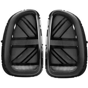 Auto Achterlicht Voor BMW Voor Mini Voor Coopers Voor Countryman R60 2010-2016 Auto LED Achterlichten Led Achterrem Signalen Licht Montage Buitenste Achterlichten(Zwart)