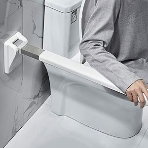 HSIRYAOHD Vouwen Badkamer Veiligheid Rail Handvat Grab Bar Ondersteuning Toegankelijk Toilet Gehandicapte Hulpgereedschap Guard Frame Hand Antislip Stabiliteit Roestvrij Staal Armsteun? Leuningen
