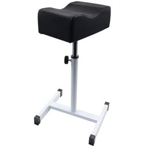 PP-Vic Pedicure Voetkruk - Manicure Voetkruk Met Roller Voetmassage Nagel Schoonheidskruk Stand, Moderne Stijl Verstelbare Hoogte Voetkruk, Geschikt Voor Salons En Spa's,zwart