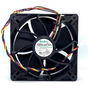 LMNCBVYA Server Chassis Fan - V12E12BS1B5-07, 120mm x 120mm x 38mm, 6500RPM, 267CFM, 4-Pin Connector High-Performance 12V 1.85A