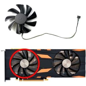 Voor INNO3D voor GeForce RTX2070S 2080 2080ti voor TWIN X2 grafische kaart vervangende ventilator(Left fan)