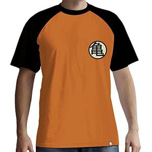 Dragon Ball Z - Kame Symbol T-shirt oranje-zwart XL