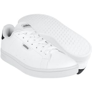 adidas Heren Urban Court Schoenen Sneaker, Cloud White/Carbon Zwart, 10.5 UK, Wolk Wit Carbon Zwart, 45 1/3 EU