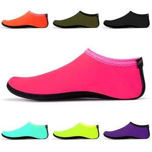 Watersokken - Unisex waterschoenen, indoor yogasokken, blote voeten, strand, surfen, duiken, zwembadslippers voor kinderen en volwassenen, rood, EU-maat 37-38, SWA15RYL