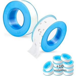 Wellinterest PTFE Draad Seal Tape voor Loodgieters, Wit 3/4 Inch x 300 Inch (2 stuks)