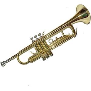 Trompetten B Platte Bb Trompet Muziekinstrumenten Voor Beginners Messing Bazuinen Lak Verzilverd Met Case Mondstuk Student Trompetten