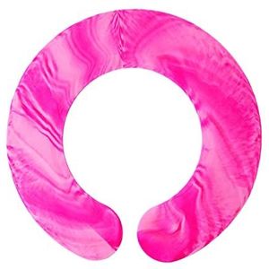 Kapsalon stylist snijkraag voor kapsel mannen gradiënt roze