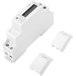 KWh digitale meter, 5-25A 220V DDS5188 LCD rail DIN digitale meter voor binnenvaste installatie