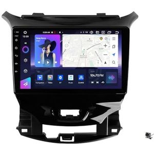 ZWCLSH Autoradio Stereo Compatibel met Chevrolet Cruze 2 2015-2023: Upgrade 5G-Wifi 9"" QLED Touchscreen Head Unit - Draadloze Carplay Android Auto BT 5.0 GPS RDS DSP FM SWC Backup Camera, 6NF