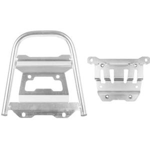 Bagagerek Achter Voor XL750 Voor Transalp XL 750 2023 2024 RVS Bagagerek Motorfiets Koffer Zijkoffers Zadeltas Zadeltas Beugel(Silver Rack)