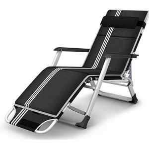 GEIRONV Opvouwbare lounge stoelen, verwijderbaar kussen luie stoel patio buitentuin veranda strandrecer verstelbaar verstelbare fauteuil Fauteuils