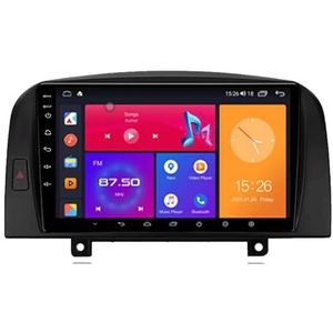 Android 13 Autoradio 9 inch Touch scherm dubbele Din auto stereo voor Hyundai SONATA NF 2004-2008 met Bluetooth/FM radio/wifi/USB/stuurwielbediening/GPS(4 Core 2+32G)