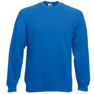 Fruit van de Loom Heren Klassieke Raglan Sweatshirt Crew Neck Pullover Jumper