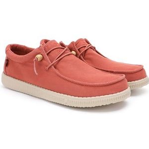 WALK IN PITAS | WP150 WALLABI WASHED | Mocassins voor heren | Platte schoenen | Sneakers | Slipschoenen | Casual schoenen | Walkinpitas schoenen | Oranje 42