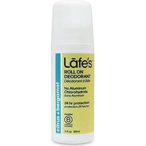 Lafe's Natural Bodycare Roll On Deodorant - Active Citrus & Bergamot 3 fl.oz