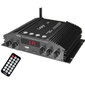 Audioversterker, 4 * 60 0W 12V-18V HIFI Bluetooth Auto Versterker Speaker Subwoofer Stereo Muziekluidsprekers Home Cinema Audio Stereo-versterker