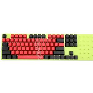 NPKC 104 87 61 Gemengde Rode Zwarte PBT OEM Profiel Keycap Voor 104 TKL 60% MX Schakelaars Mechanische Gaming Toetsenbord (87 Zijdruk)