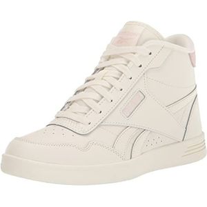 Reebok Dames Club C High Top Sneakers, Krijt van porselein, roze en wit, 40.5 EU