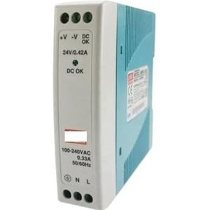 NURII MDR-10-15 schakelende voeding, 10 W, 15 V, 0,67 A, DIN-rail schakelende voeding, dun type