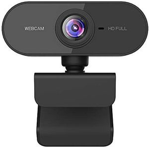 Dewanxin webcam met microfoon, Full HD 1080P streaming webcam voor pc, Mac, laptop, met 360° draaibare basis, plug and play USB-camera voor YouTube, Skype videogesprekken, studeren, conferentie,