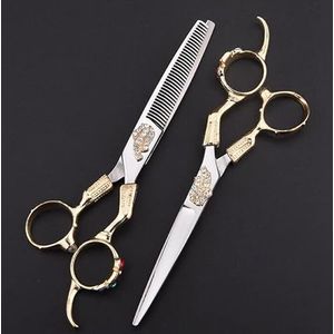 Haarknipschaar, 6 Inch ese roestvrij staal kapsalon haar knippen schaar set