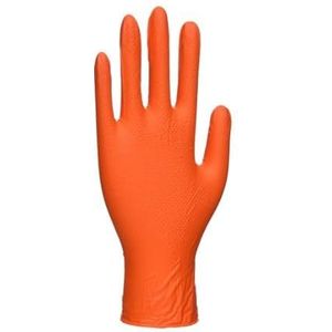 Portweit, A930, wegwerphandschoenen, oranje, HD, tegen virussen en micro-organismen, 100 stuks