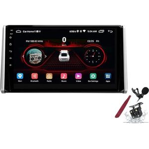 Android 15 Autoradio voor T-oyota RAV4 (2019-2021) 9 inch 2K touchscreen 2000 * 1200 Android hoofdunit multimedia speler met Carplay GPS-navigatie, BT 5G, WiFi, DSP en stuurwielbediening,Y2