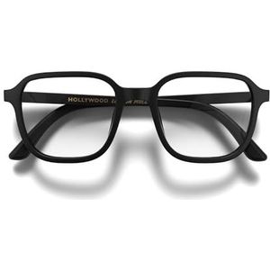 London Mole® Hollywood blauw licht blokkerende bril | Coole vierkante blauwe blockers | Anti vermoeide ogen voor schermen | Heren dames unisex | Veer scharnieren