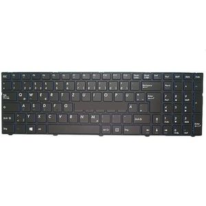 Laptoptoetsenbord voor MEDION voor AKOYA P7653 MD61192 MD61193 MD61246 MD61247 Blauwe rand Duits/België BE/Engelse gebruikersinterface/Zwitsers-Duits(Swiss German)