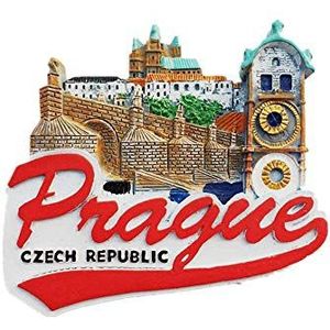 3D Praag Tsjechië Koelkast Magneet Souvenir Gift Magnetische Sticker Collectie