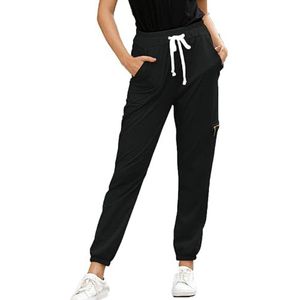 SMUXP - Joggingbroek - Zwart - Hoge Taille - Casual Slim Fit - Met Zakken