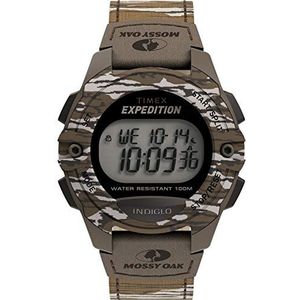 Timex Mannen digitaal horloge 12345465646, Mossy Oak Original Bottomland Camo, No Size, Chronograaf, Digitaal