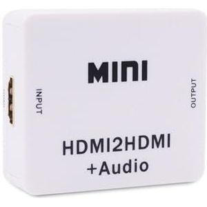 SHXSYN HDMI-audio-splitter, HD-decoderingsconverter HDTV naar HDMI met audio-adapter + digitale audio