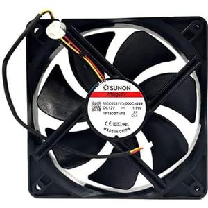 LMNCBVYA MEC0251V3-000C-G99 12V 1.9W Chassis Cooling Fan - 120mm x 120mm x 25mm High-Performance Fan for Optimal Cooling