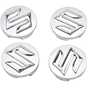 4 stuks auto wielnaafdoppen voor Suzuki Vitara 54mm auto wielnaafdoppen vervangende wieldoppen wielnaafdoppen stickers C