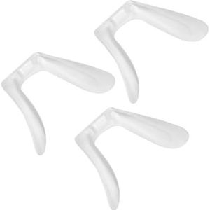 Siliconen U-vormige neuspads, 2 stuks, geschikt for brillen en zonnebrillen.