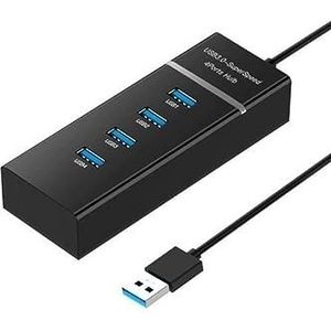 Encore EN-303 USB 3.0 Hub 4 poorten, zwart