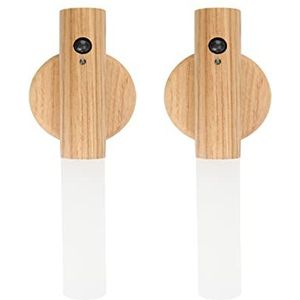 Houten Wandlampen met accu kopen? ✔️ Vergelijk & bespaar