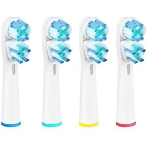 ENS STORE - 16 stuks Dual Clean tandenborstelkoppen – compatibele OB-borstel – navulverpakking voor elektrische tandenborstel OB – reserveopzetstuk voor optimale reiniging