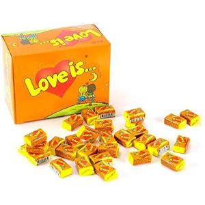 Kauwgom Love Is (oranje-Pineapple)