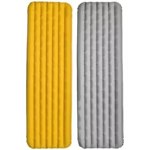 HIKENTURE 6,2 R-waarde Camping isolatiemat voor 2 personen, 8 cm dikke dubbele opblaasbare isolatiemat, campingmatras, 140 x 200 cm, luchtmatras voor 4 seizoenen, slaapmat voor outdoor, wandelen, tent