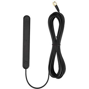 FM/DAB/DAB+ Digitale Radio Antenne 5M SMA 20db 5V/15mA Lijmverbinding Installatie Antenne, 16.4ft Kabel Auto Antenne Splitter Versterker SMA/SMB Naar DIN Connector