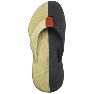 Pantoffels, Zomerslippers for heren - Lichtgewicht strandsandalen, trendy en comfortabel voor House Slides Douche Sandalen(BlackGreen,45 EU)