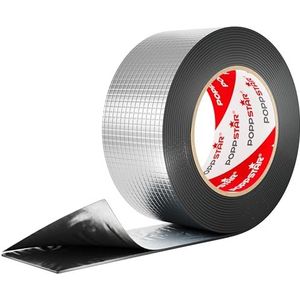 Poppstar Aluminium Butyl Tape (5cm, Extra Breed) Super Waterdichte Outoortape (5m) Afdichtingstape voor Camper, Dakgoot, Reparatietape etc.
