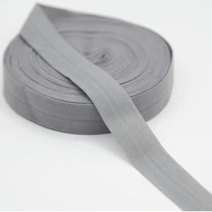 2cm platte naai-elastiek voor ondergoed broek beha rubber kleding decoratieve verstelbare zachte tailleband elastische banden-grijs-20mm 5yards