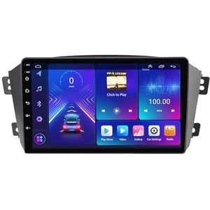 Android 14.0 2 Din Autoradio 9"" Touchscreen Auto Stereo voor Geely GX7 2011-2019-[Ingebouwd CarPlay/Android auto/DSP/GPS]-Support MIC/Stuurbediening/Bluetooth 5.0(P4 4G+WIFI 8Core 4G+64G)