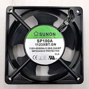 LMNCBVYA - Cabinet Fan with 97CFM Airflow NZNYDNL SP100A 1123XBT.GN 115V 12CM Axial Fan