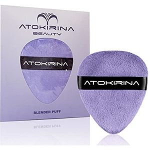 ATOKIRINA One Blender Puff Multifunctionele make-upspons voor primer, ontwikkeld voor een perfecte gezichtsmake-up, superzacht, gladde randen (ONE BLENDER PUFF)