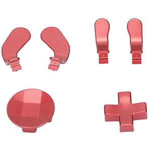 Paddles voor Xbox One-controller, D-pads voor Xbox-controller, 4-delige Roestvrijstalen Controller-paddles en Verwisselbare D-pads voor Xbox One Elite Series 2(rood)
